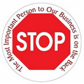 Stop Sign Photo Hand Mirror (2.5" Diameter)